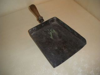 Antique Handmade & Crafted Authentic Iron Fireplace Shovel Rare photo