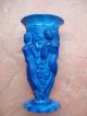 Blue Malachite Vase/1920 ' S/highly Collectable/ Vases photo 1