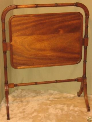Vintage Folding Serving Table Tray Knoxville Table Co. photo