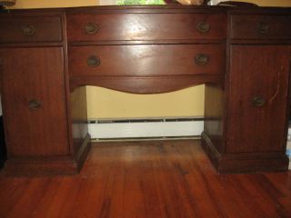 Antique Buffet/sideboard By Finch Furniture Circa.  1915 photo