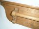 Antique Handcrafted Wooden Towel Holder From Italy Primitives photo 3