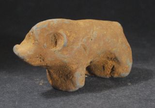 An Early Clay Chinese Pig photo