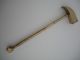 Very Old Bronze Metal Mason Jeweler Hammer Metalware photo 1