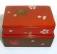 Lacquer Wood Box Japanese 2 Section Special Rare Bento Extraordinarily Gorgeous Boxes photo 4