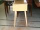 Retro Sears Roebuck Wood Sewing Machine Hide Away Table Turns Into Laptop Desk Primitives photo 9