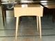 Retro Sears Roebuck Wood Sewing Machine Hide Away Table Turns Into Laptop Desk Primitives photo 3