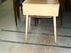 Retro Sears Roebuck Wood Sewing Machine Hide Away Table Turns Into Laptop Desk Primitives photo 8