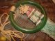 Antique Chinese Sewing Basket With Notions.  Ex Condition. Baskets photo 4