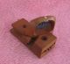 2 Ea Antique Sewing Shuttle & 6 Ea Wooden Textile Spinning Wheel Spindle Lqqk Other photo 4
