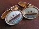 Maritime Vintage Rms Queen Elizabeth Gold Photgraphic Cuff Links Other photo 1