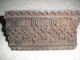 Very Old Wooden Block Print With Designs  India Primitives photo 1