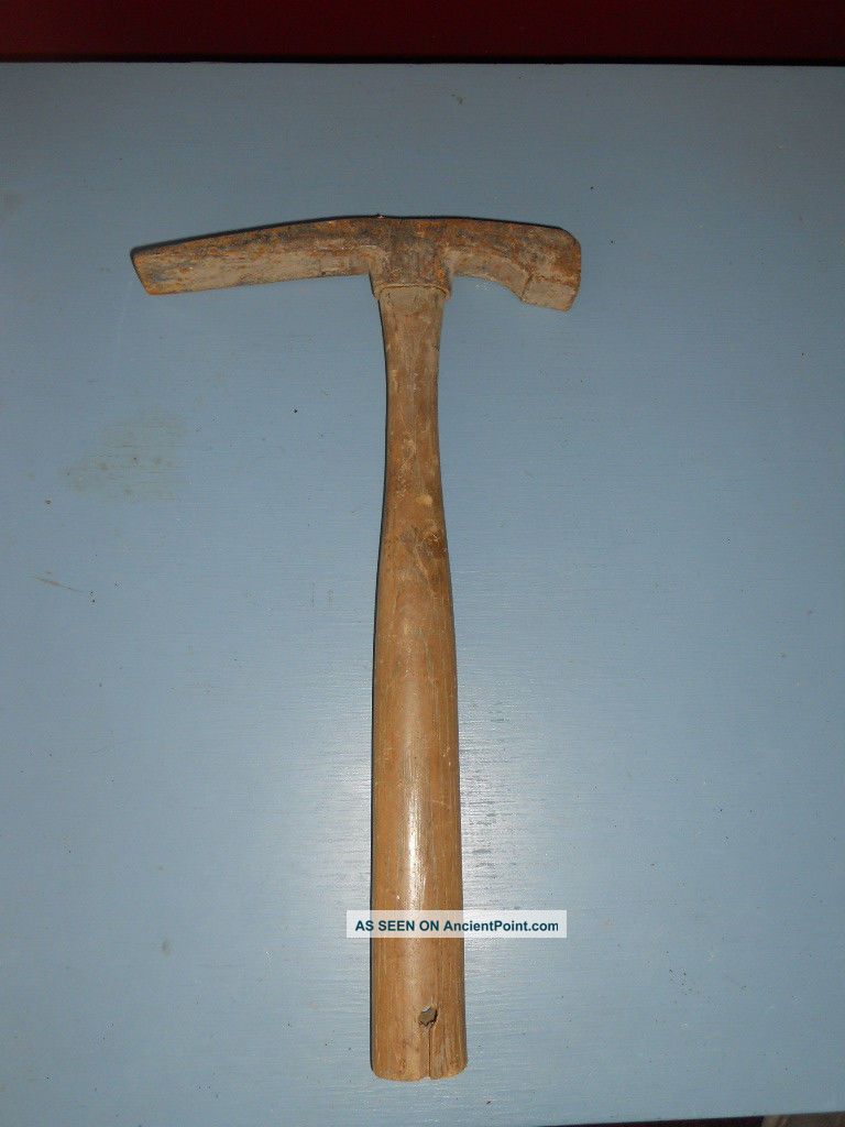 Old Champion Dearment Prospector ' S,  Masonry,  Stone Pick Axe Hammer Primitives photo