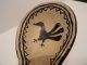Early Native American Acoma Pottery Polychrome Ladle - Cochiti Spoon - Bird Motif Native American photo 5