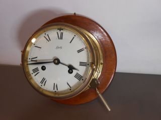 Vintage Schatz German Mariner Ships Clock photo
