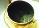 Antique Brass & Copper Fireplace Ash Bucket / Skuttle With Lid & Handle Hearth Ware photo 2