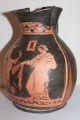 Quality Ancient Greek Pottery Red Figure Athlete Oniochoe 4th Centur Bc Wine Jug Greek photo 1