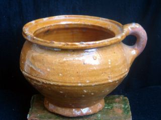 17th Century Dutch Ceramic Chamber Pot photo