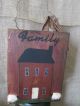 Hand Painted Custom Made Old Crow/sheep/house Candle Box Primitive/country Primitives photo 5