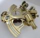 Slow/fast Motion 6in Working Brass Sextant W Hardwood Box Sextants photo 5