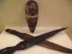 Hand Carved Hardwood African Daggar Knives Other photo 1