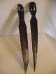 Hand Carved Hardwood African Daggar Knives Other photo 4