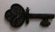 Antique Russian Cast Iron Skeleton Key Open Work - Kasli Foundry,  1747 Year Metalware photo 2