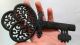 Antique Russian Cast Iron Skeleton Key Open Work - Kasli Foundry,  1747 Year Metalware photo 6