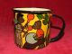 Vintage African Hand Painted Artist Signed Mug; Hand Painted In Zimbabwe Africa Other photo 1