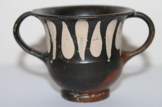 Good Ancient Greek Decorated Pottery Valentine Cup 4th Century Bc Wine Cup photo