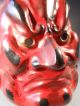 Japan Japanese Antique Signed Lacquer Paper Mache Theatre Mask Ca.  20th C.  9 Masks photo 8