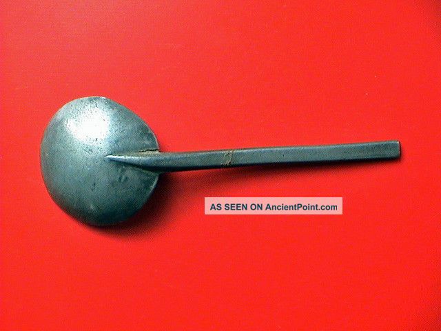 Antique Pewter Spoon With Hallmark,  17th Century Ad. Metalware photo