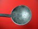 Antique Pewter Spoon With Hallmark,  17th Century Ad. Metalware photo 5