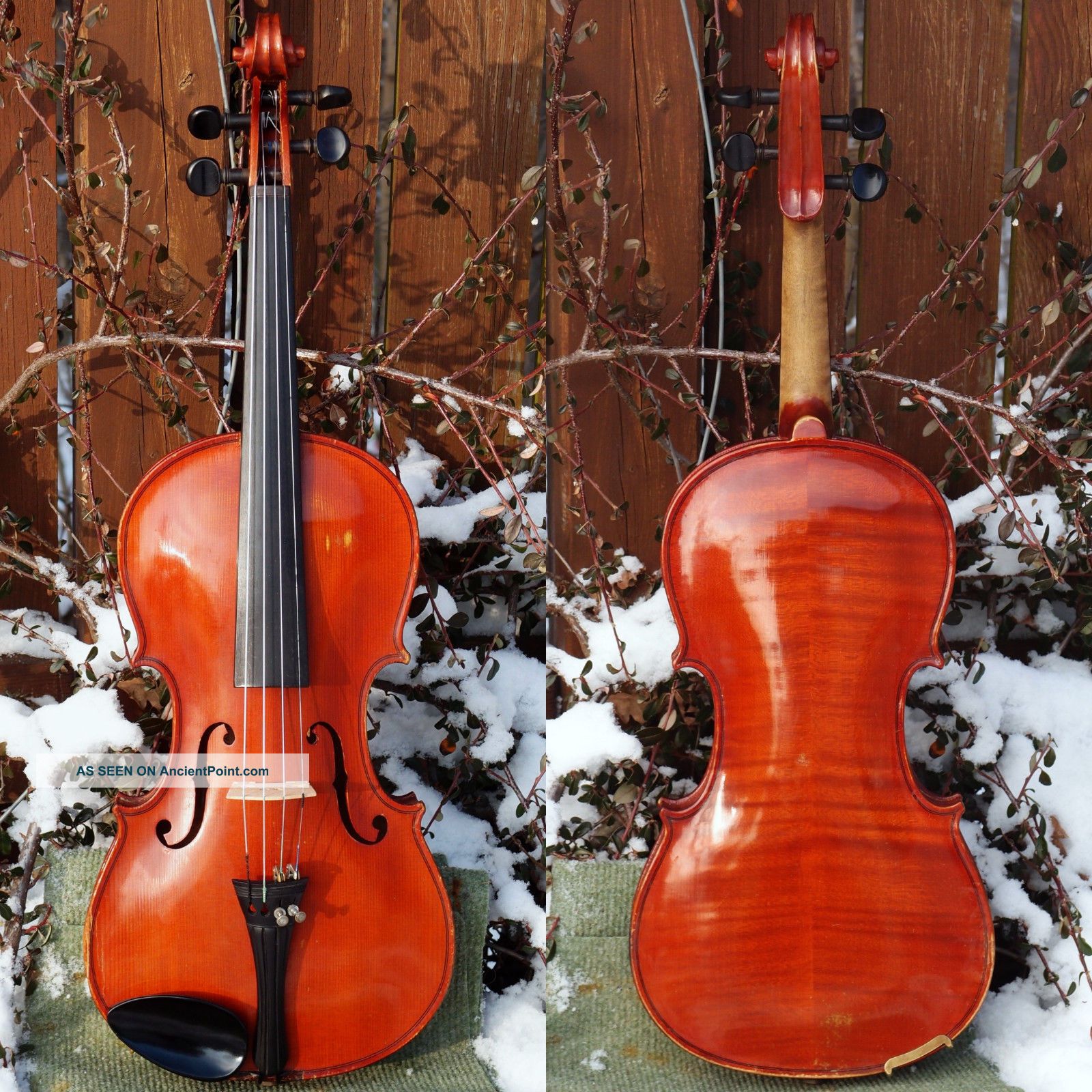 Antique Czech Violin By Ladislav F.  Prokop,  Chrudim,  1926 String photo
