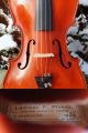 Antique Czech Violin By Ladislav F.  Prokop,  Chrudim,  1926 String photo 7