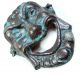 Antique 1930 ' S Greek Drama Bronze Mask Made In Greece Free S&h Metalware photo 6