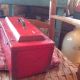Antique Tool Box,  Wood,  Red Chippy Paint,  Storage,  Document,  Hand Crafted Primitives photo 9