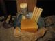 Primitive Laundry Room Country Galvanized Mini Wash Tub Handmade Soap Scrubber Primitives photo 1