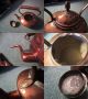 Antique Copper Tea Kettel Primative Teapot 1800 ' S Primitives photo 1