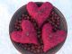 Primitive Heart Bowl Fillers Valentines Day Ornies Fabric Pillow Tucks Primitives photo 1