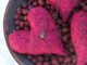 Primitive Heart Bowl Fillers Valentines Day Ornies Fabric Pillow Tucks Primitives photo 2