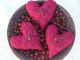 Primitive Heart Bowl Fillers Valentines Day Ornies Fabric Pillow Tucks Primitives photo 4