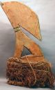 Agricultural Artifact Fiber Wood Ceremonial Crested Budja Headdress Zaire Ethnix Other photo 1