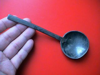 Antique Pewter Spoon With Hallmark,  17th Century Ad. photo