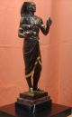 Egyptian Revival Statue Edition 19 Priest Pharaoh Apis Mnewer Picault Sculpture Egyptian photo 1