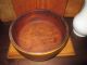 Primitive Farmhouse Golden Autumn Wood Dough Bread Bowl Salad Food Safe Deep Primitives photo 2
