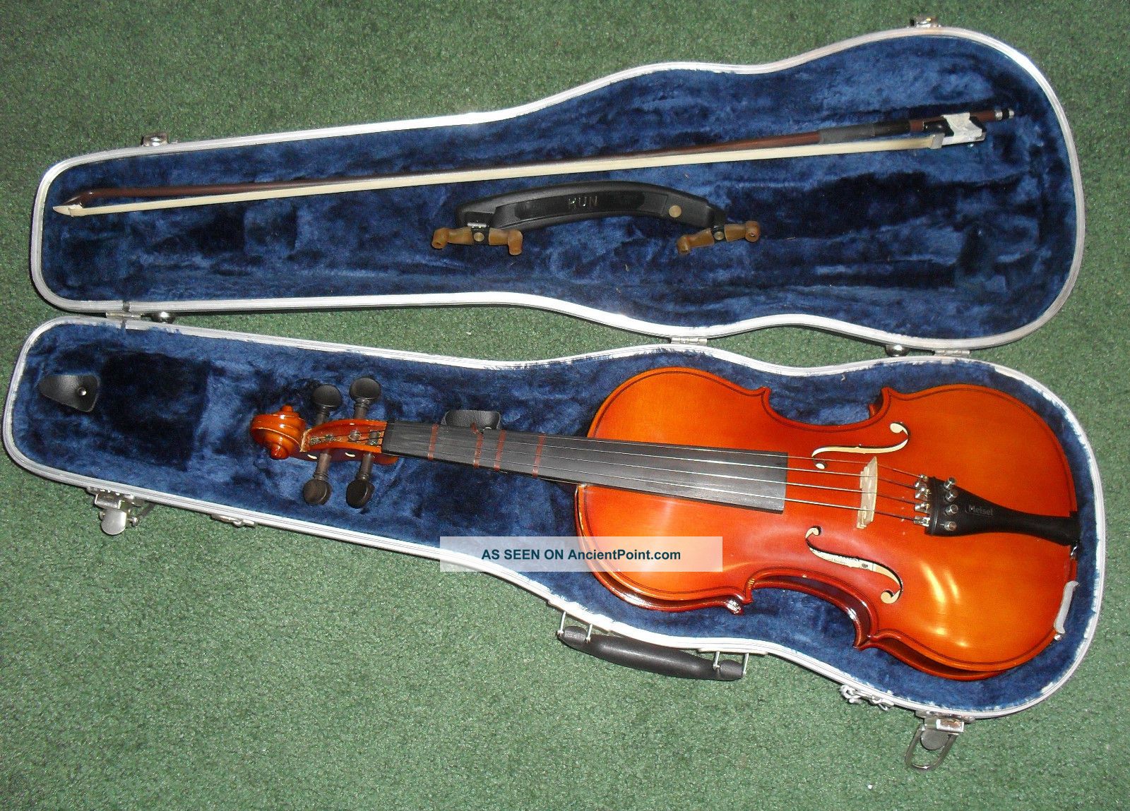 Meisel Violin Model 6104 4/4 Stradivarius Bow + Bonus Kun The Rest String photo