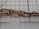 Antique Copper Link Gold Fill Ends Watch Chain  Victorian photo 3