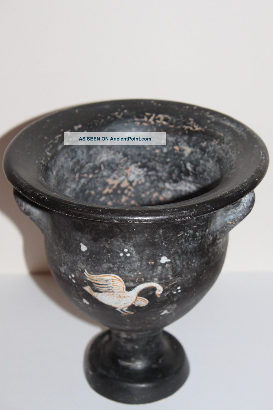 Ancient Greek Gnathian Pottery Crater Krater 3rd Cent Bc Wine Cup Greek photo
