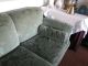 1920 ' S Sofa,  Cut Velvet Upholstery,  Flared Arms,  Extra Fabric 1900-1950 photo 4