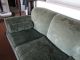 1920 ' S Sofa,  Cut Velvet Upholstery,  Flared Arms,  Extra Fabric 1900-1950 photo 5